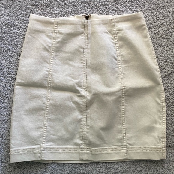 Free People White Mini Skirt - Picture 4 of 6